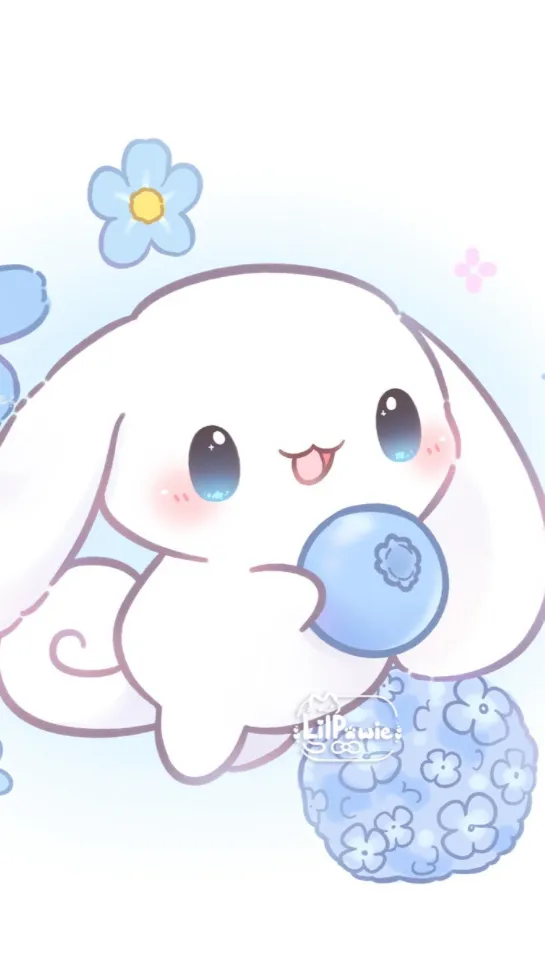 ai character: Cinnamoroll background