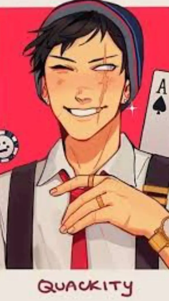 ai character: Quackity background