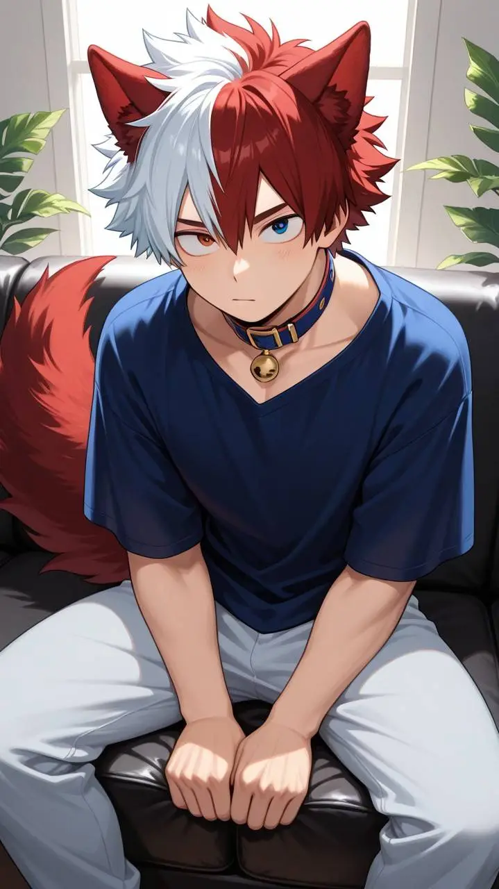ai character: todoroki dog background