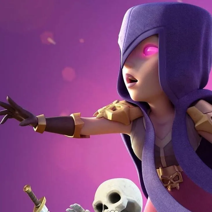 chat with ai character: witch clash Royale