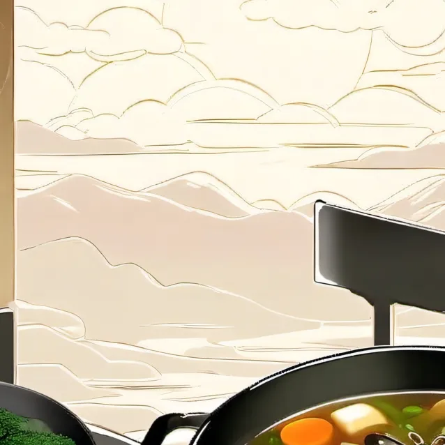 chat with ai character: vegetable soup