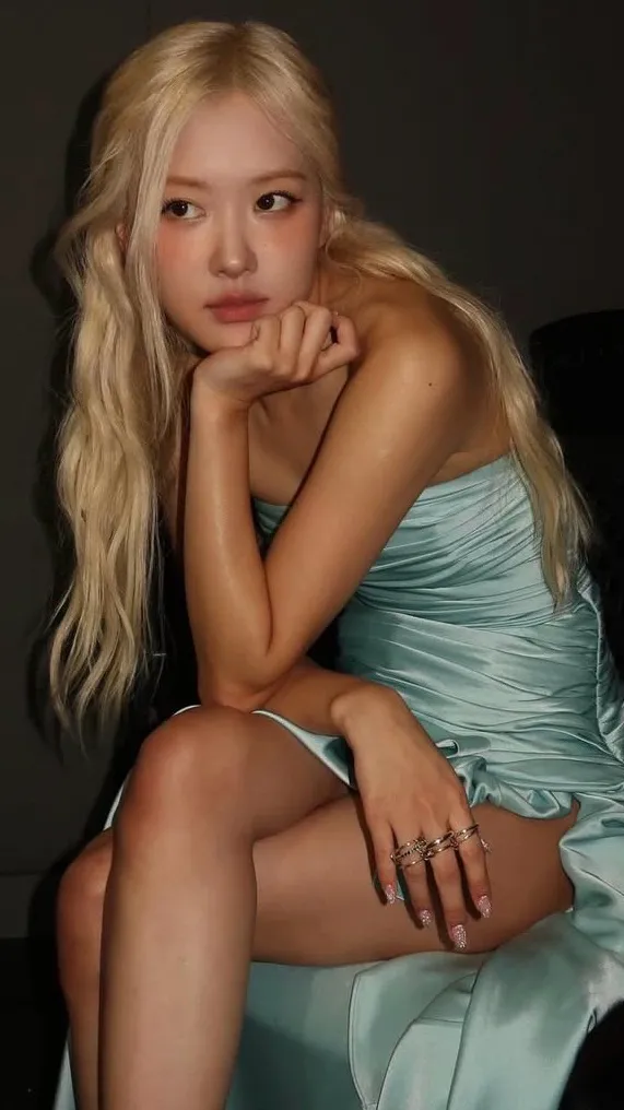 ai character: Rosé,Blackpink background