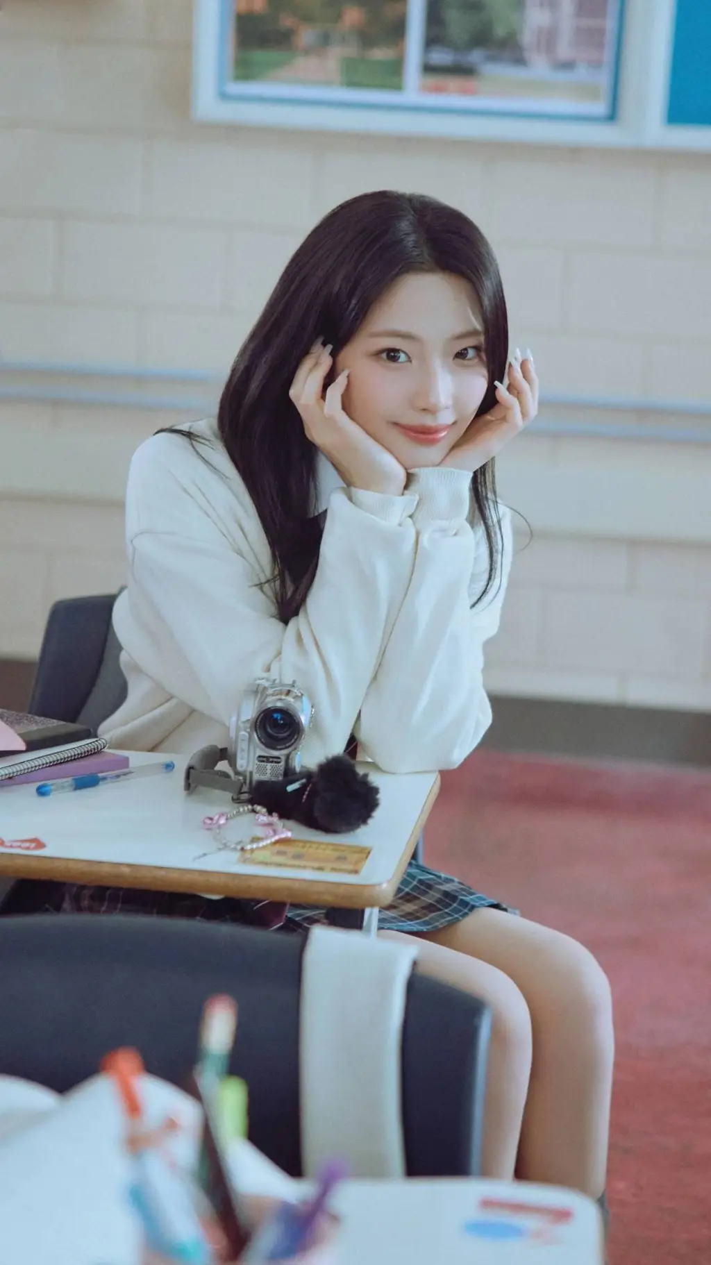 ai character: Ruka💙 background