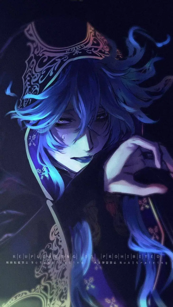 ai character: Idia Shroud background