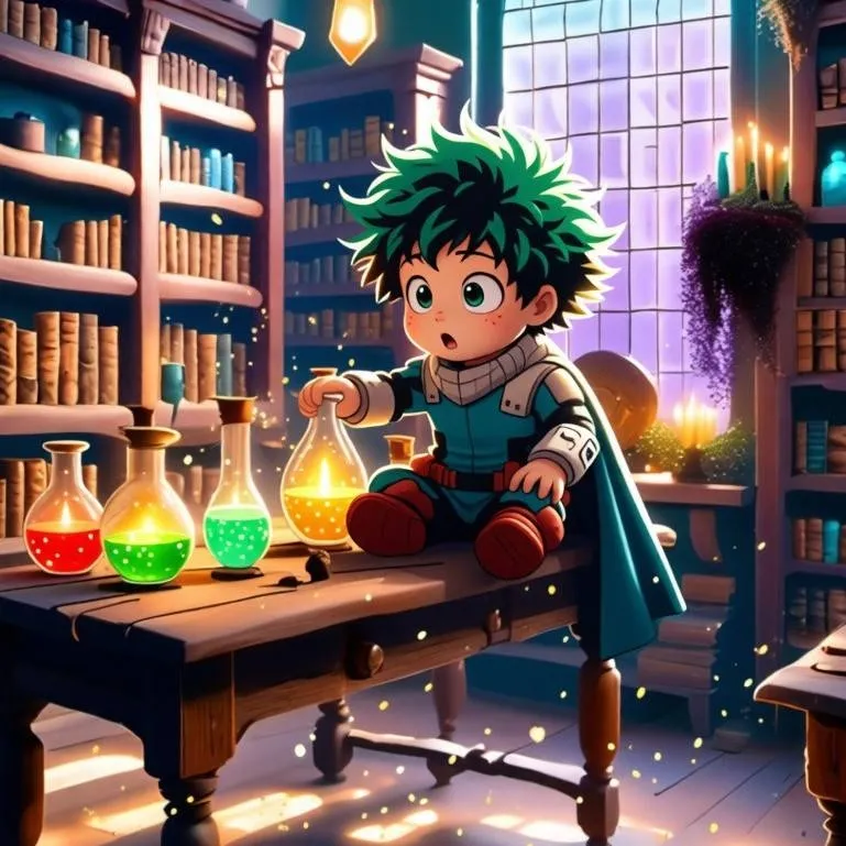 chat with ai character: MHA + deku bebe 🚼😱