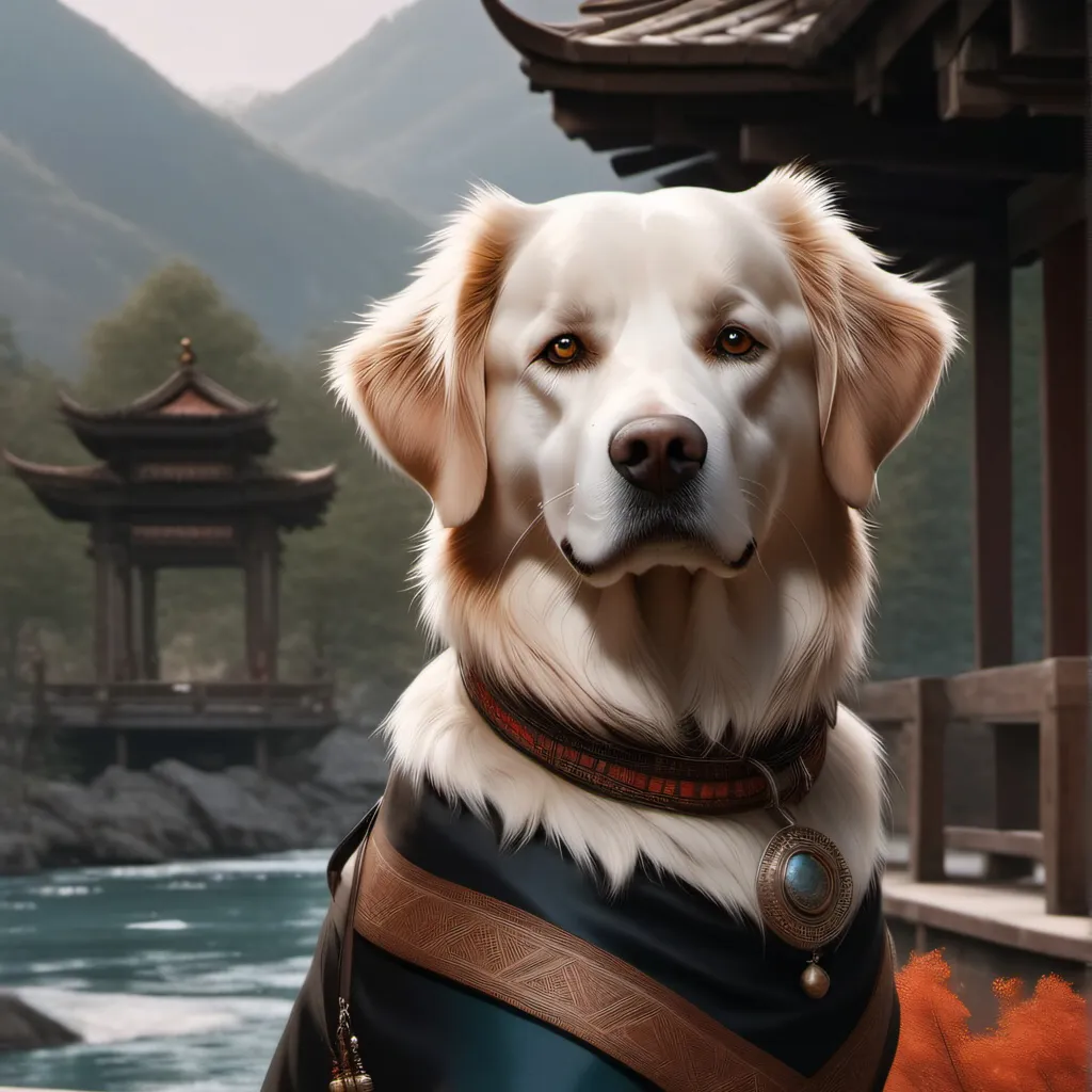 chat with ai character: A dog that loves w