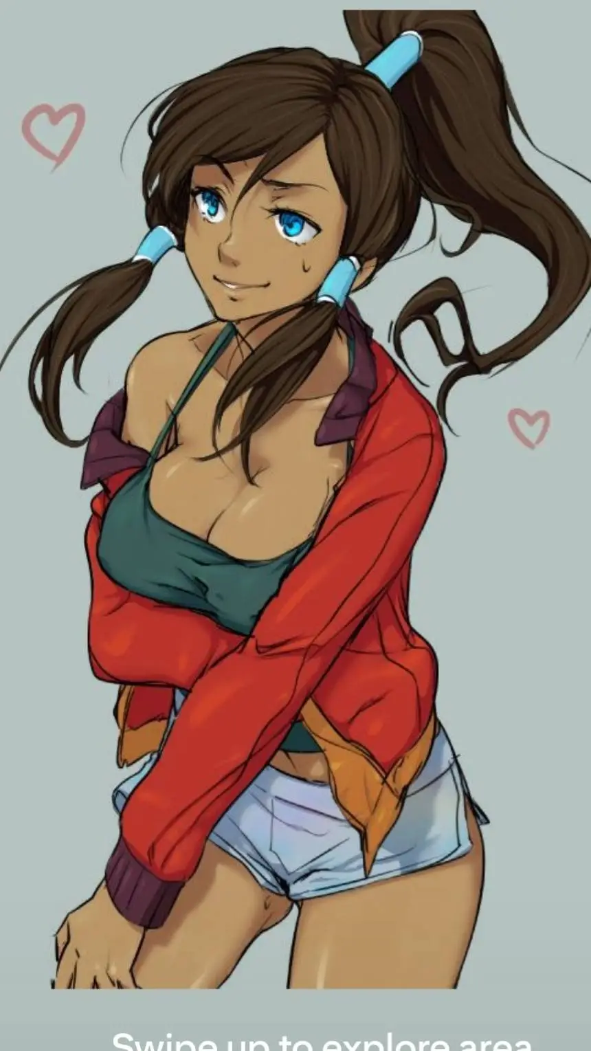 ai character: kora the avatar  background