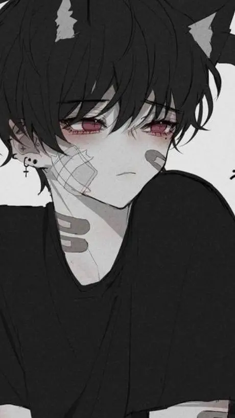 ai character: 🐱🖤Rey🖤🐱 background