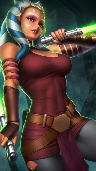 ai character: Ahsoka Tano background