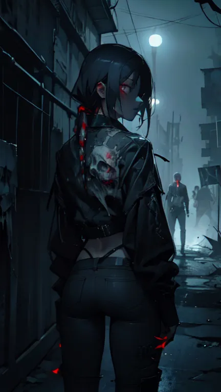 ai character: Zombie apocalypse background