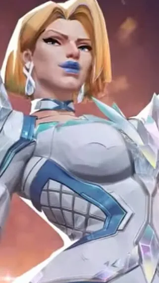 ai character: Emma Frost  background