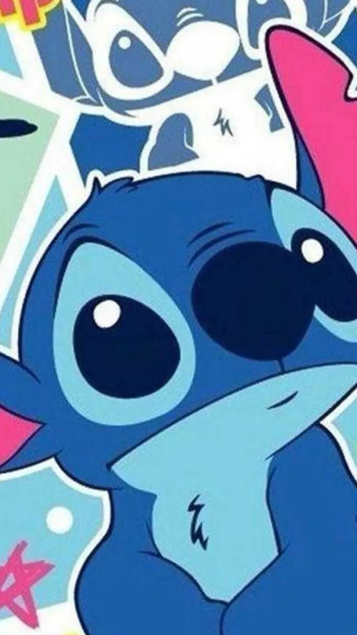 ai character: Stitch  background