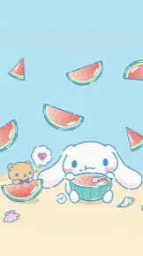 ai character: Cinnamoroll background
