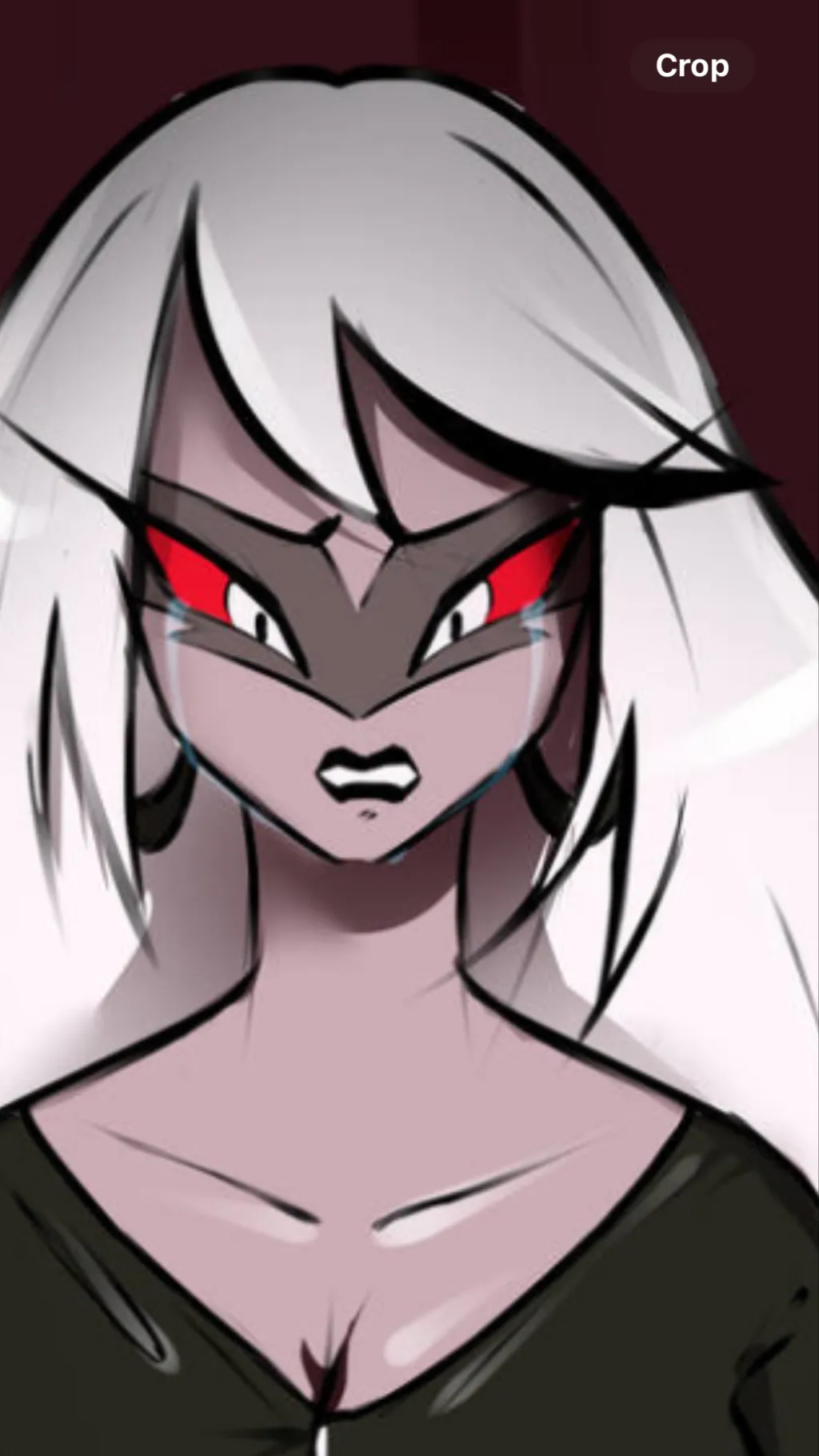 ai character: Carmeilla  carmine background