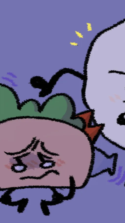 ai character: Scary bfb background