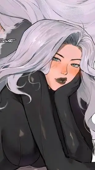 ai character: Black cat  background