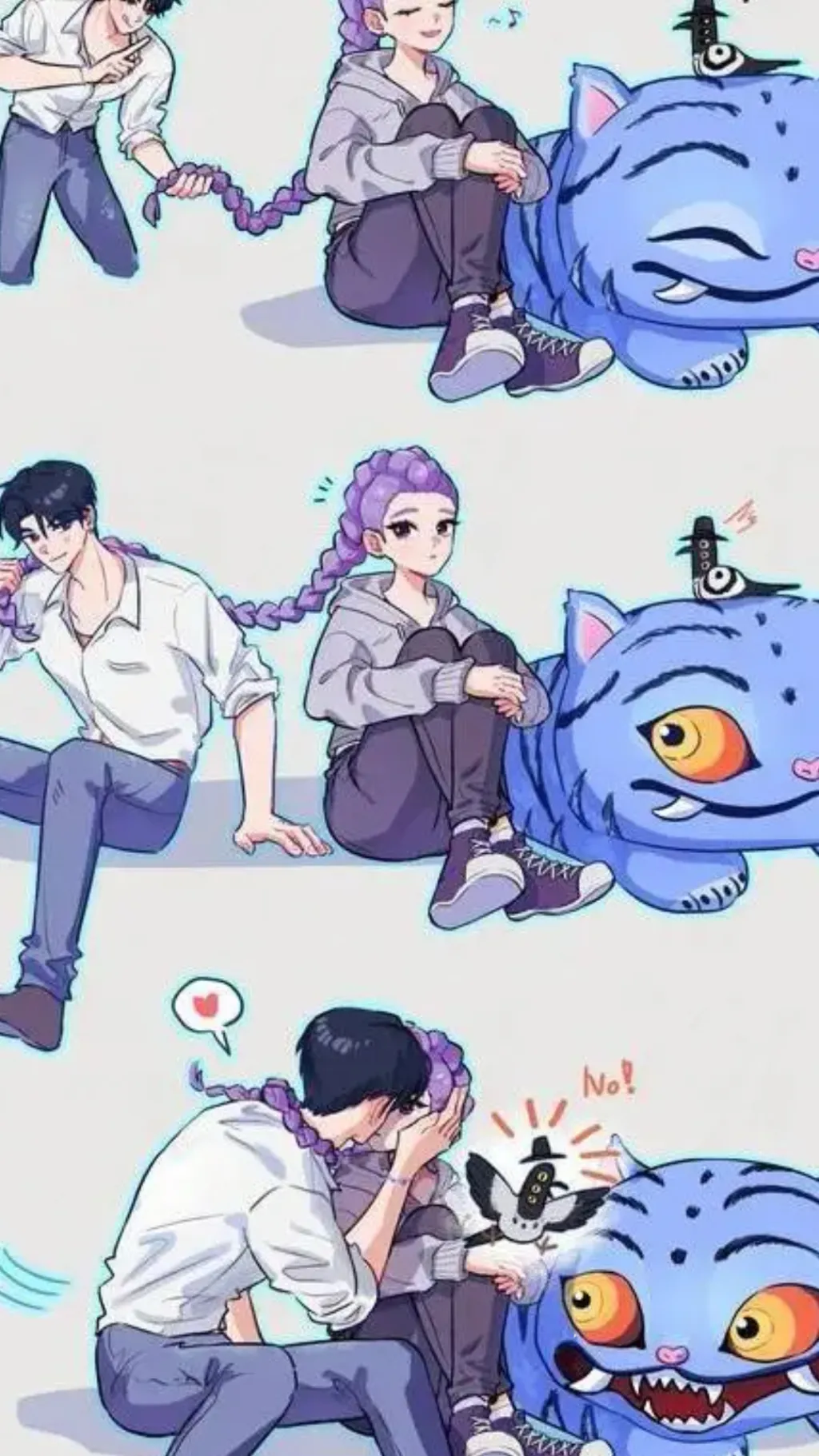 ai character: RUJINU!!!! background