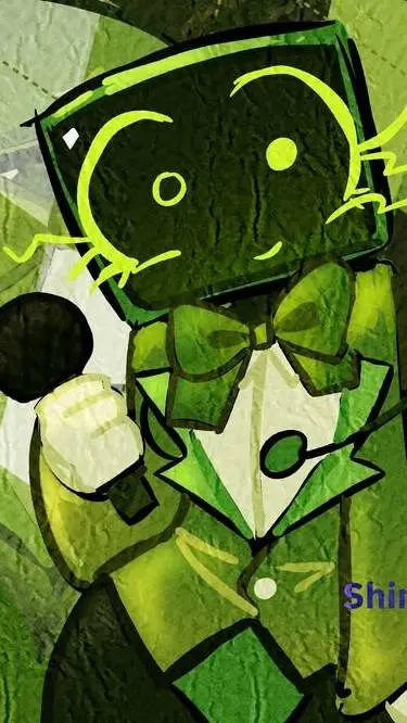 ai character: Vee!  background