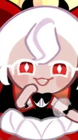 ai character: candy apple cookie background