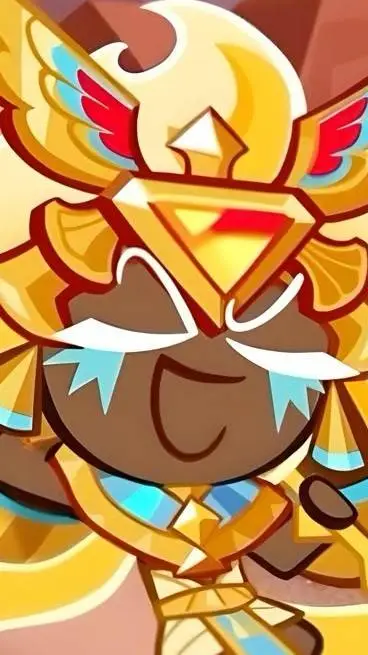 ai character: golden cheese 🍪 background