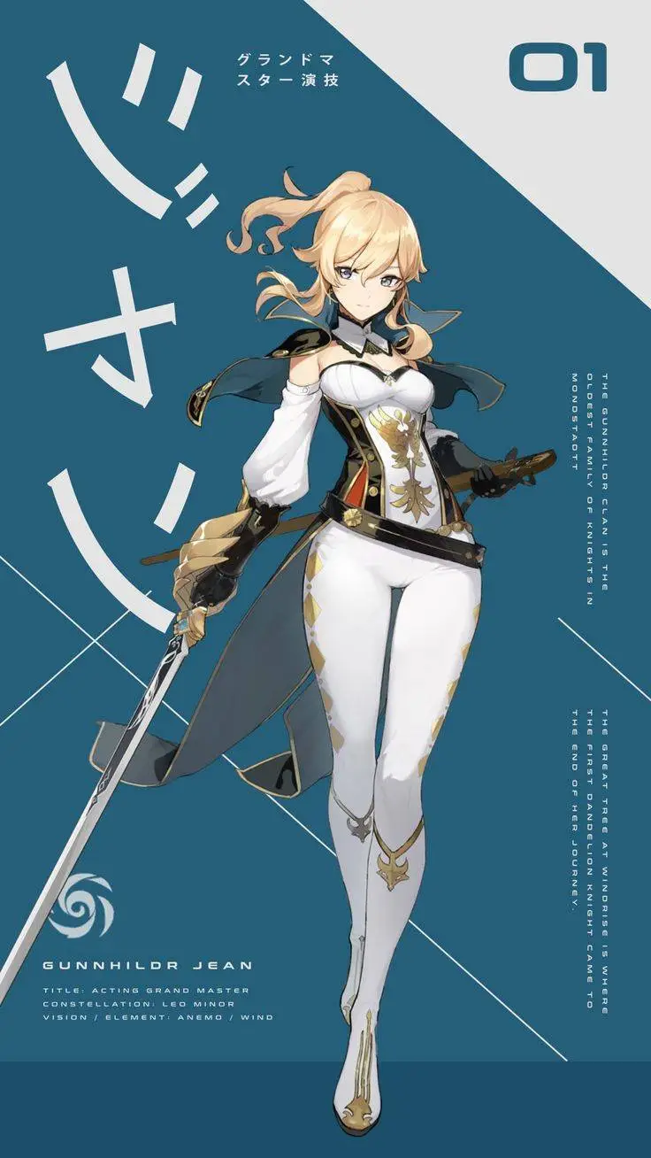 ai character: Jean Gunnhilder background