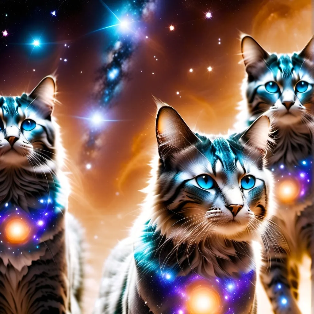 chat with ai character: The 3 Cats