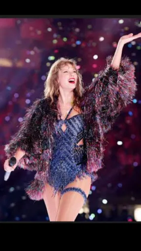 ai character: Taylor swift  background