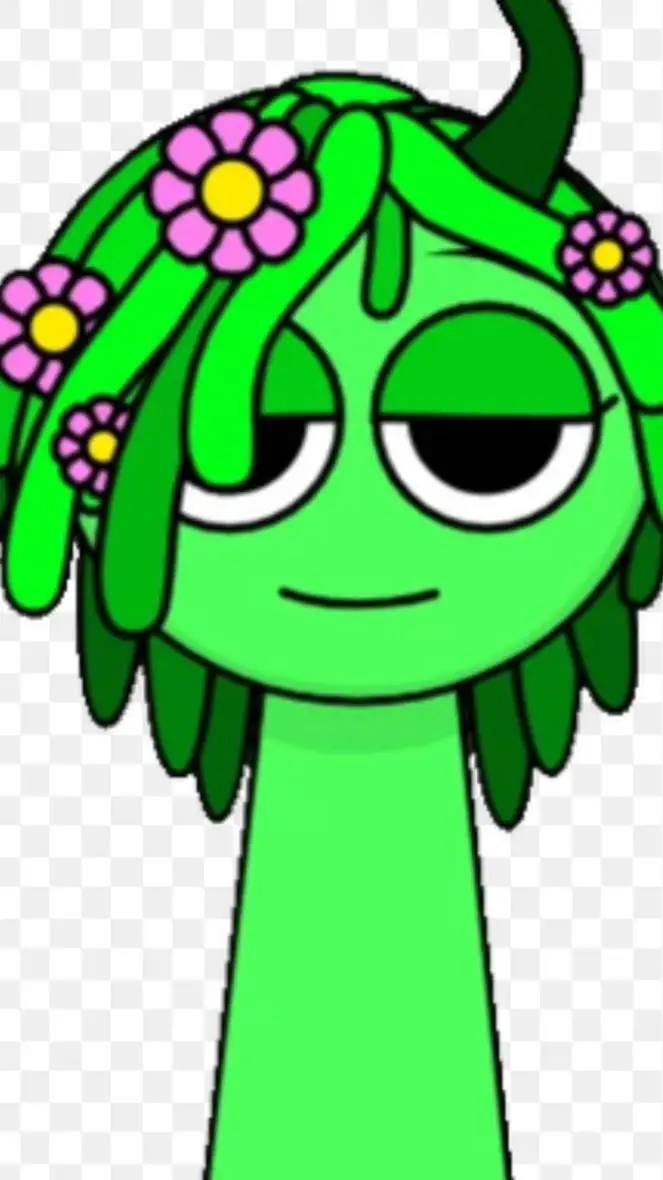 ai character: Sprunki meets MDP background