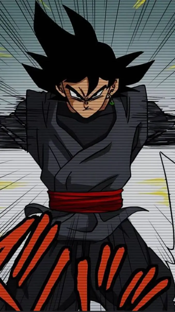 ai character: Goku Black background