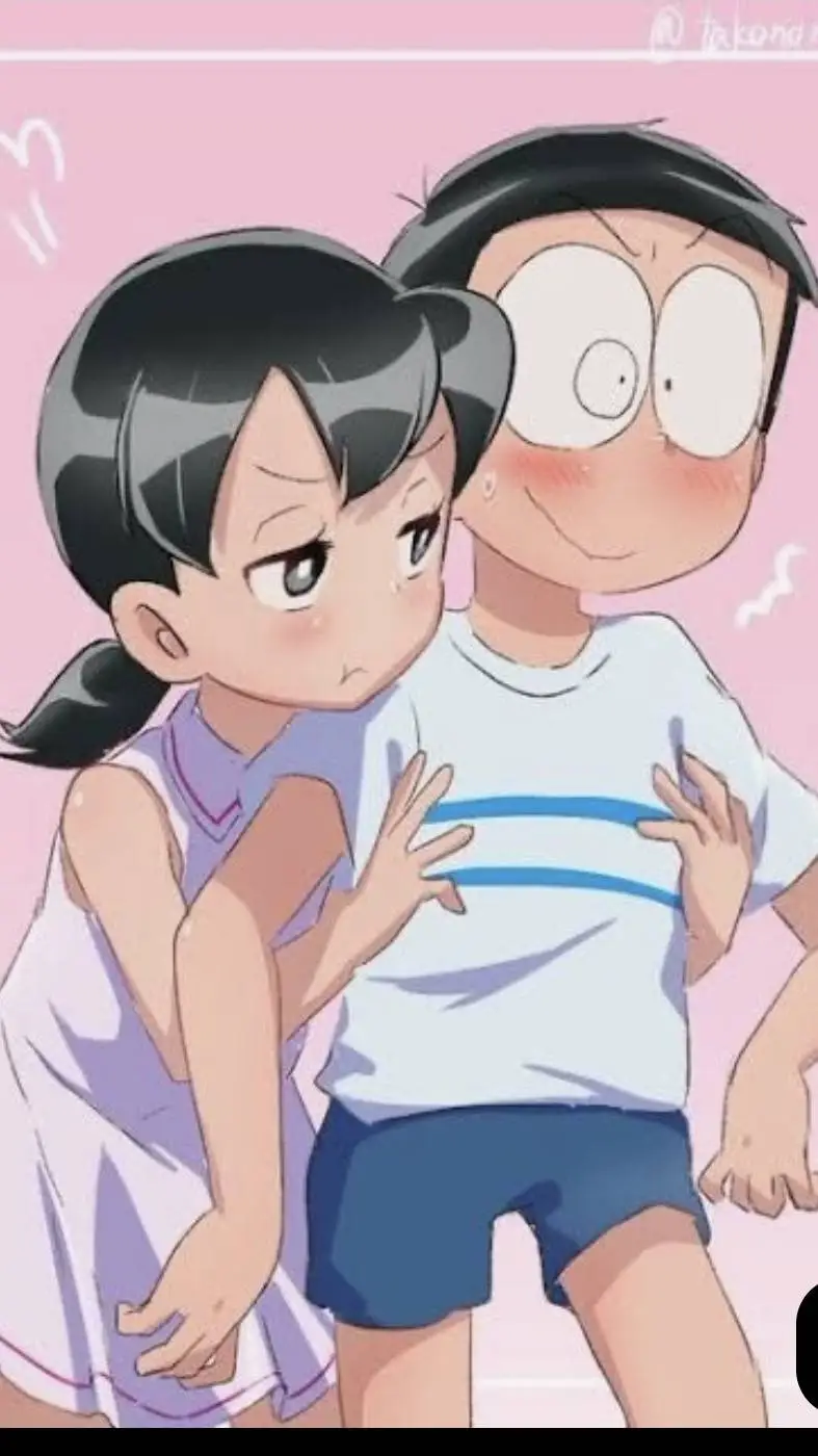 ai character: Nobita & Shizuka background