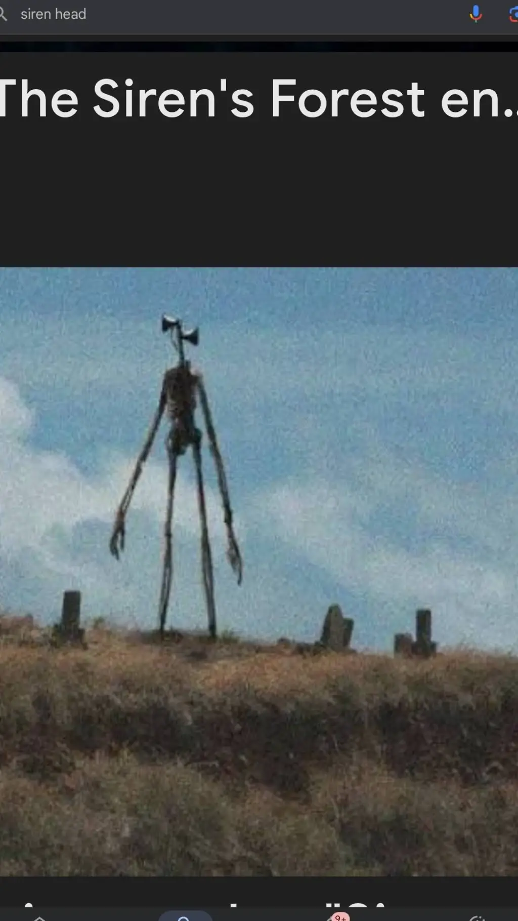 ai character: siren head background