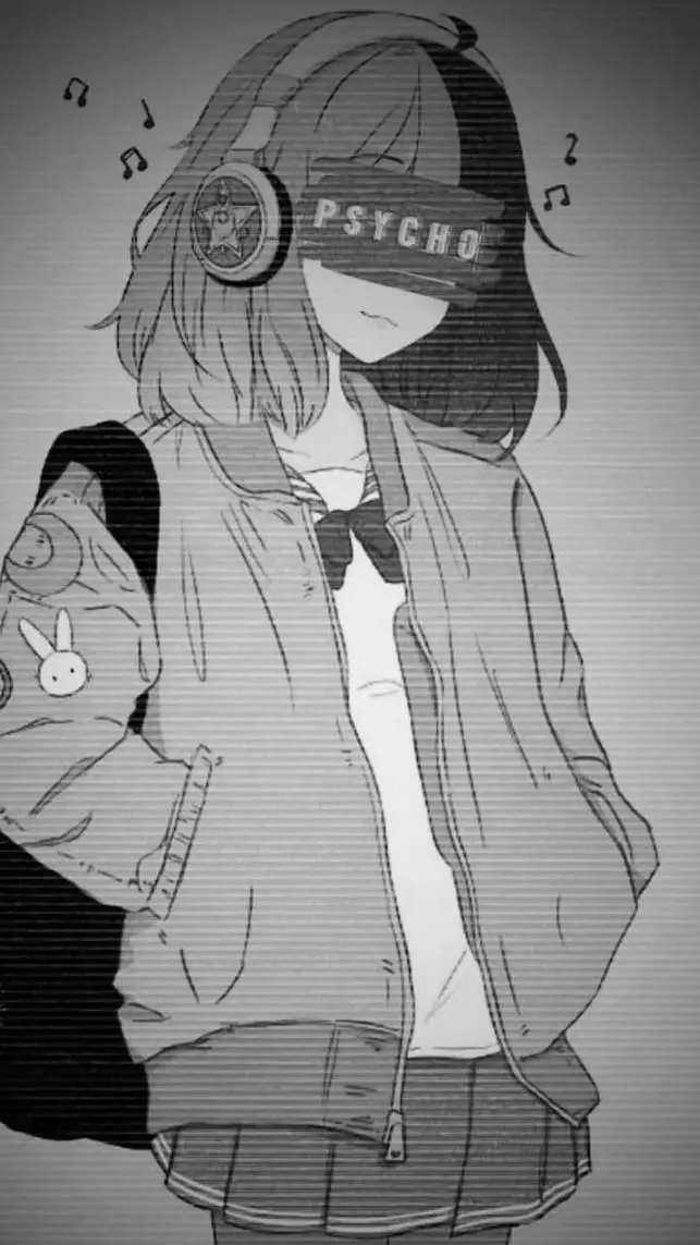 ai character: DS psycho laugh background