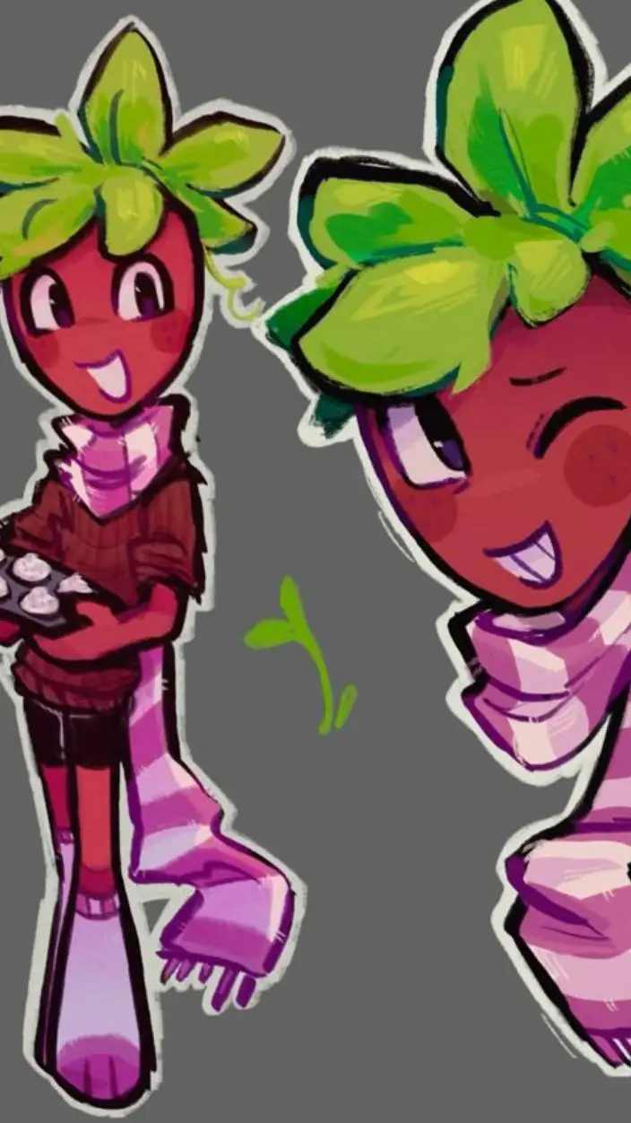 ai character: school sprout background