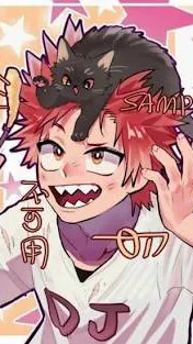 ai character: Eijiro Kirishima  background