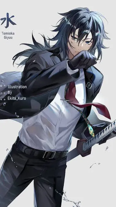 ai character: Bodyguard Giyu AU background