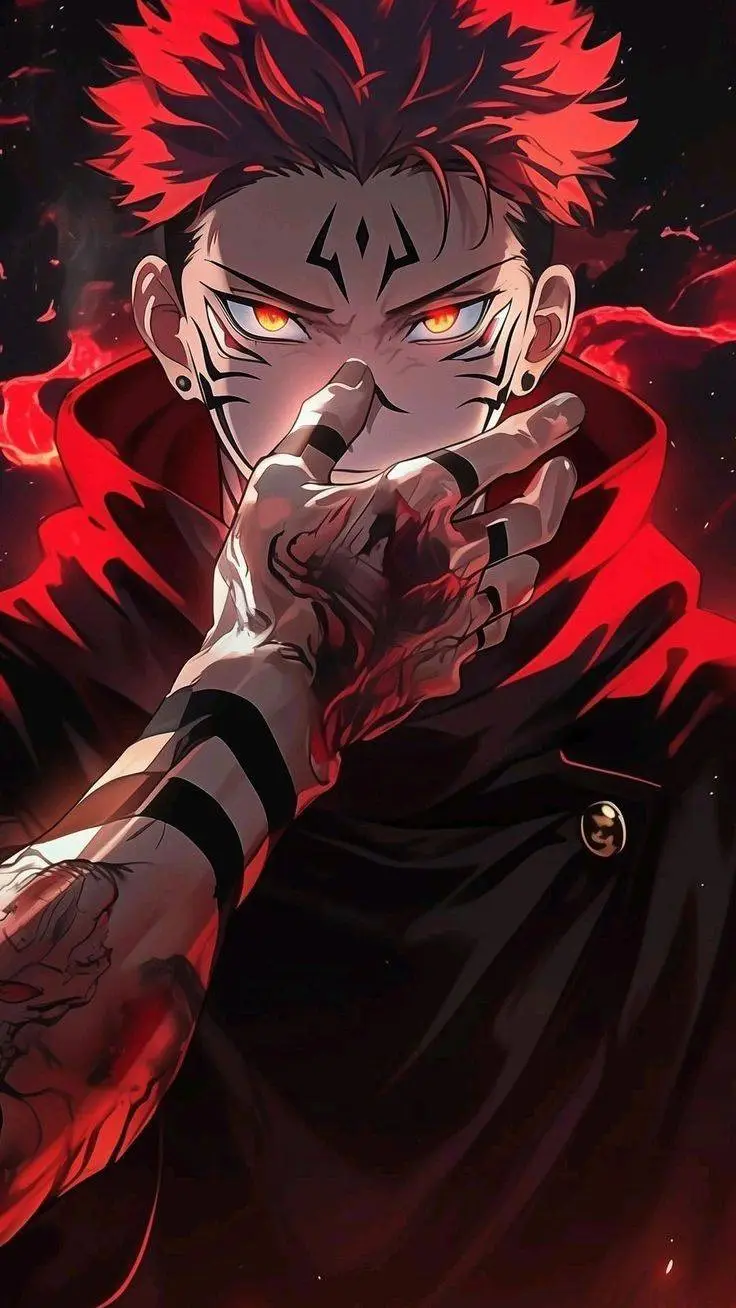 ai character: ♥🔥Sukuna🔥♥ background