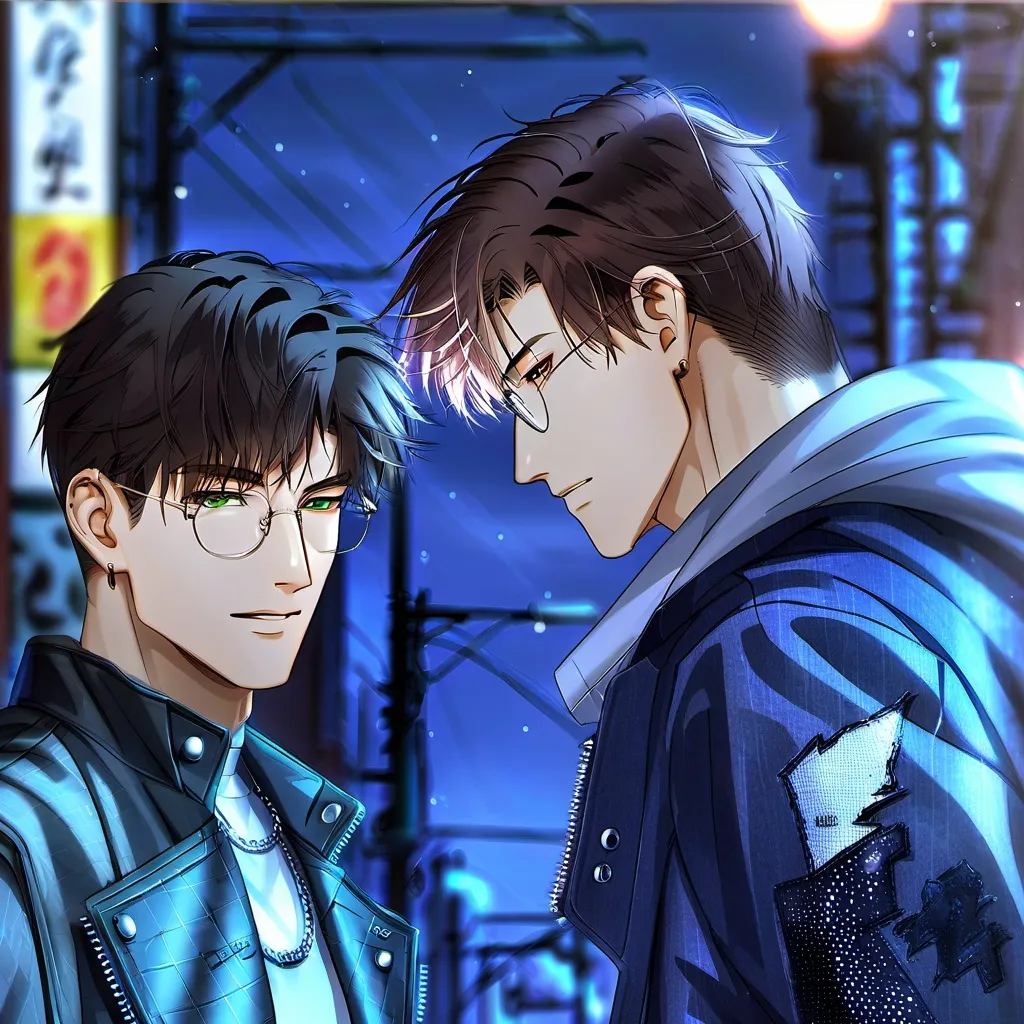 chat with ai character:  shadow and xavier