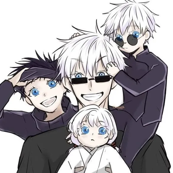 chat with ai character: Gojo and your 3kid