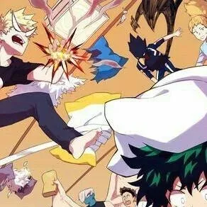 chat with ai character: MHA boys night