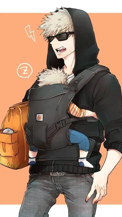 ai character: Bakugo& Niko. background