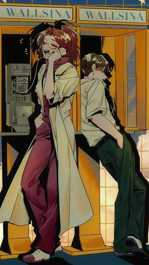 ai character: hange & levi!! background