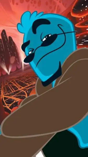 ai character: Osmosis Jones  background