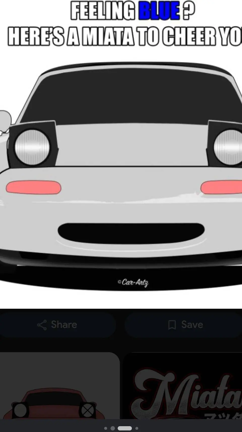 ai character: cute miata  background