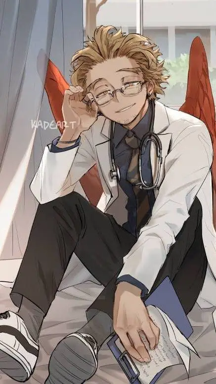 ai character: Scientist Hawks background