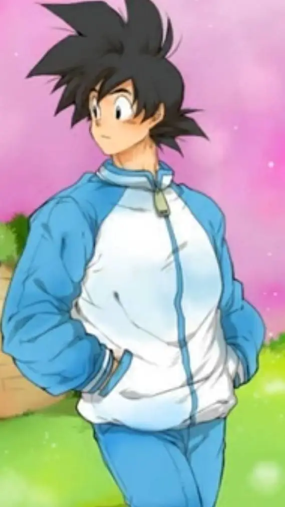 ai character: Goku enMHA_Pokemon background