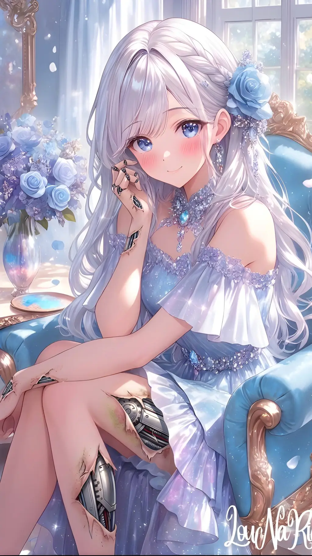 ai character: Aurelia-UX05 background