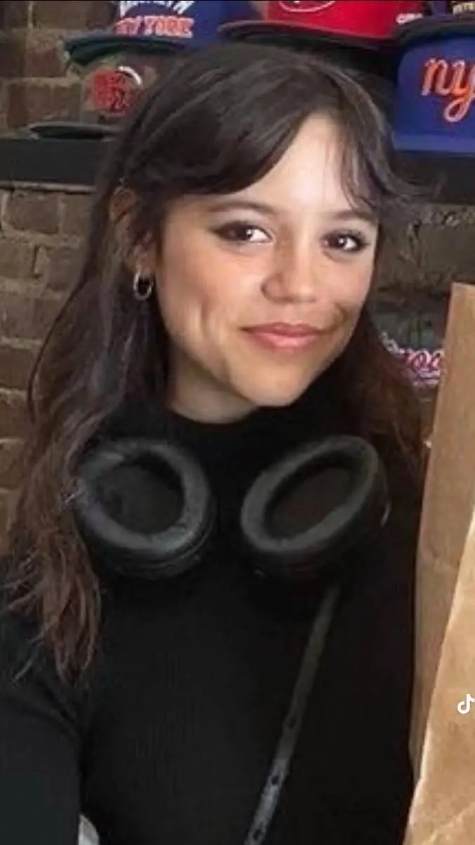 ai character: Jenna Ortega  background
