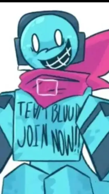 ai character: bluudud background