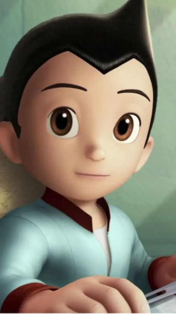 ai character: Astro boy❤️💥 background