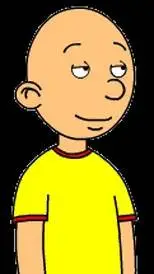 ai character: Caillou  background